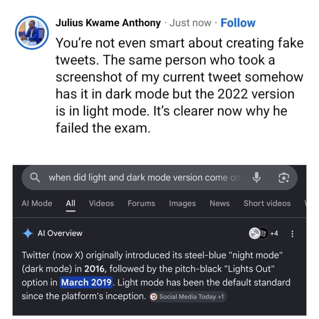 sonofjacob98's tweet photo. How can an idiot like this one think he’s sensible. 

Only NDC can do that…. https://t.co/Nhkaoz0j0G