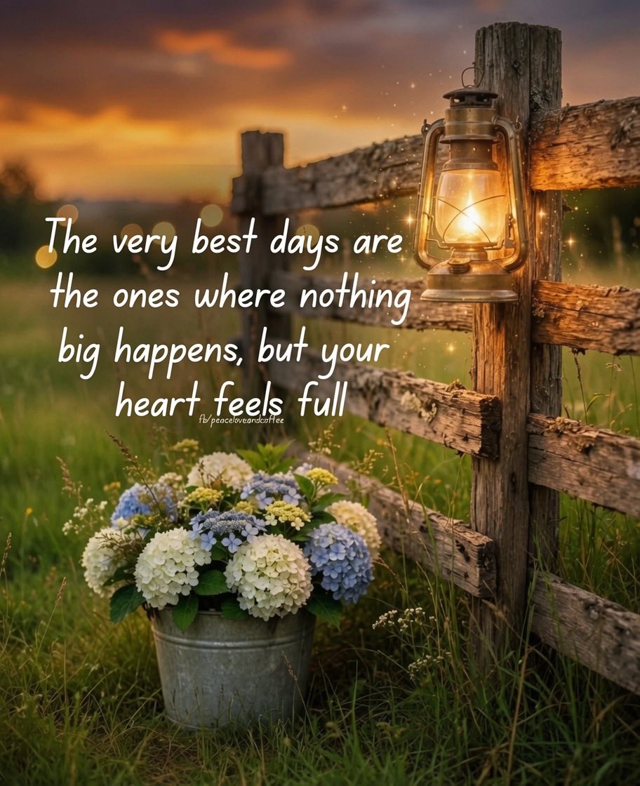 CoffeeGirlTX's tweet photo. βοΈGood Sunday morning from Texas. πΌ
The best days are the ones where nothing big happens β
just a full heart, no rush, and a quiet moment that feels like enough. βοΈ
May your day be that kind of beautiful, my friends. ππ»
#GoodMorning #TexasMorning #SimpleJoys #HeartFeelsFull #CountryLife
#GoodSundayMorning