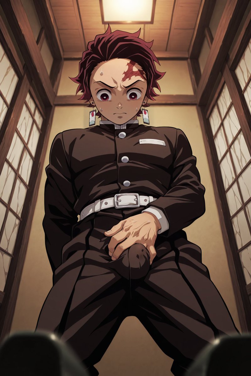 DantaFing's tweet photo. Kamado Tanjiro | Demon Slayer

#AIイケメン部 #NSFW #gay #yaoi #AIart #AIイラスト https://t.co/5NHAiV4yY5