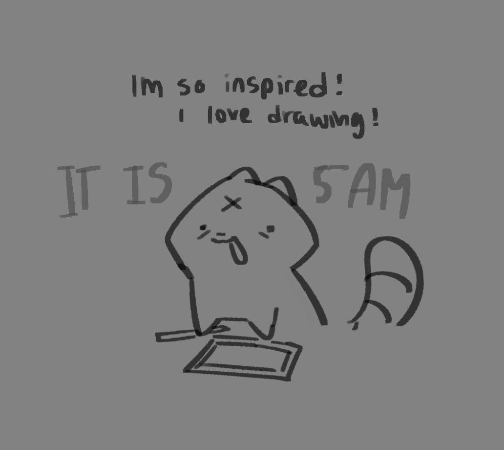 kamitwouo's tweet photo. me as of late https://t.co/MrXQGUNDQw