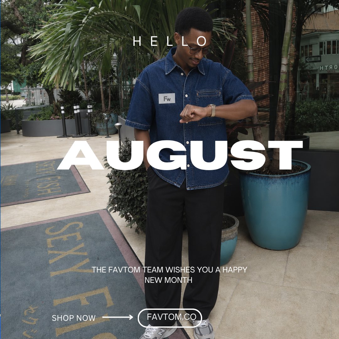 Favtom_Wears's tweet photo. HAPPY NEW MONTH https://t.co/TKV6WyFArA