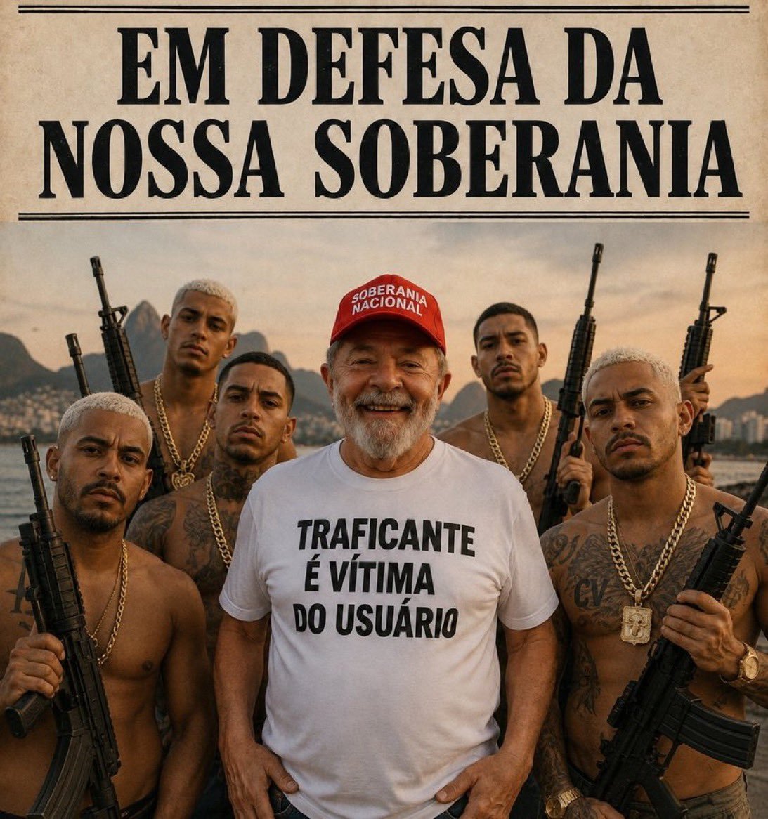 lacerdista's tweet photo. @CNNBrasil Soberania pra traficantes https://t.co/G6ywY1ywUp