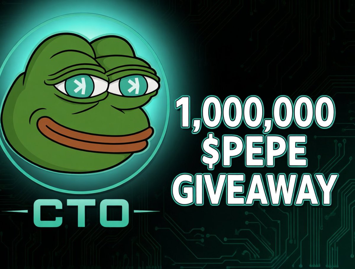 PepeKCC20's tweet photo. 🐸🎁 1,000,000 $PEPE GIVEAWAY.

Time to spread the fastest frog on Kaspa L1 even further: 1M $PEPE going straight to the community.

How to enter:
- Follow @PepeKCC20 and @KronTechnology 
- Like + RT this post
- Drop your $KAS wallet address in the comments
- Tag 3 frens who need to hop on the fastest frog

⏰ Duration: 24 hours
🏆 2 Winners 500k $PEPE each

Good luck, frens. 🐸🍀