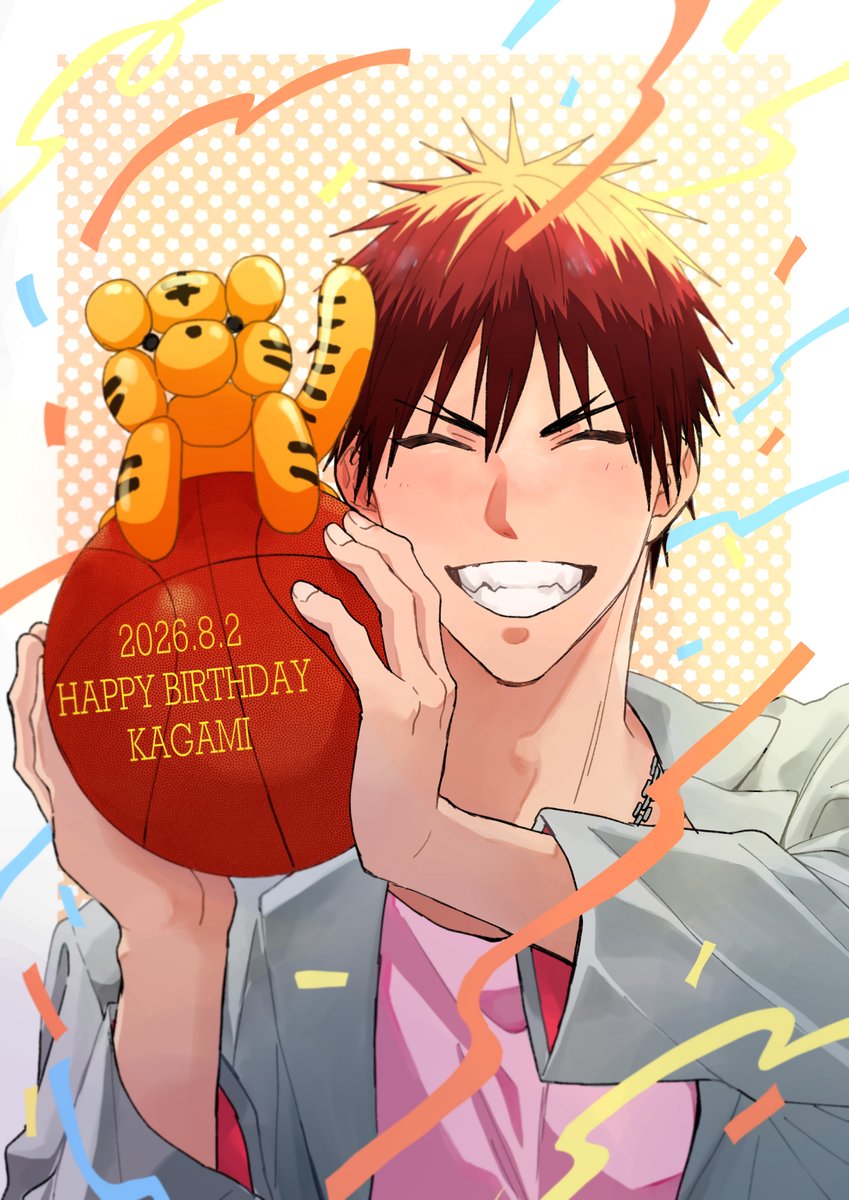 colorpanther's tweet photo. 🏀遅くなったけどまだ8.2だ！！火神くんおめでとうおおぉぉぉお推しよこれからも健やかであれ！！！！！🏀
#火神大我誕生祭2026 
#火神大我生誕祭2026 https://t.co/iwpMMMtLEz