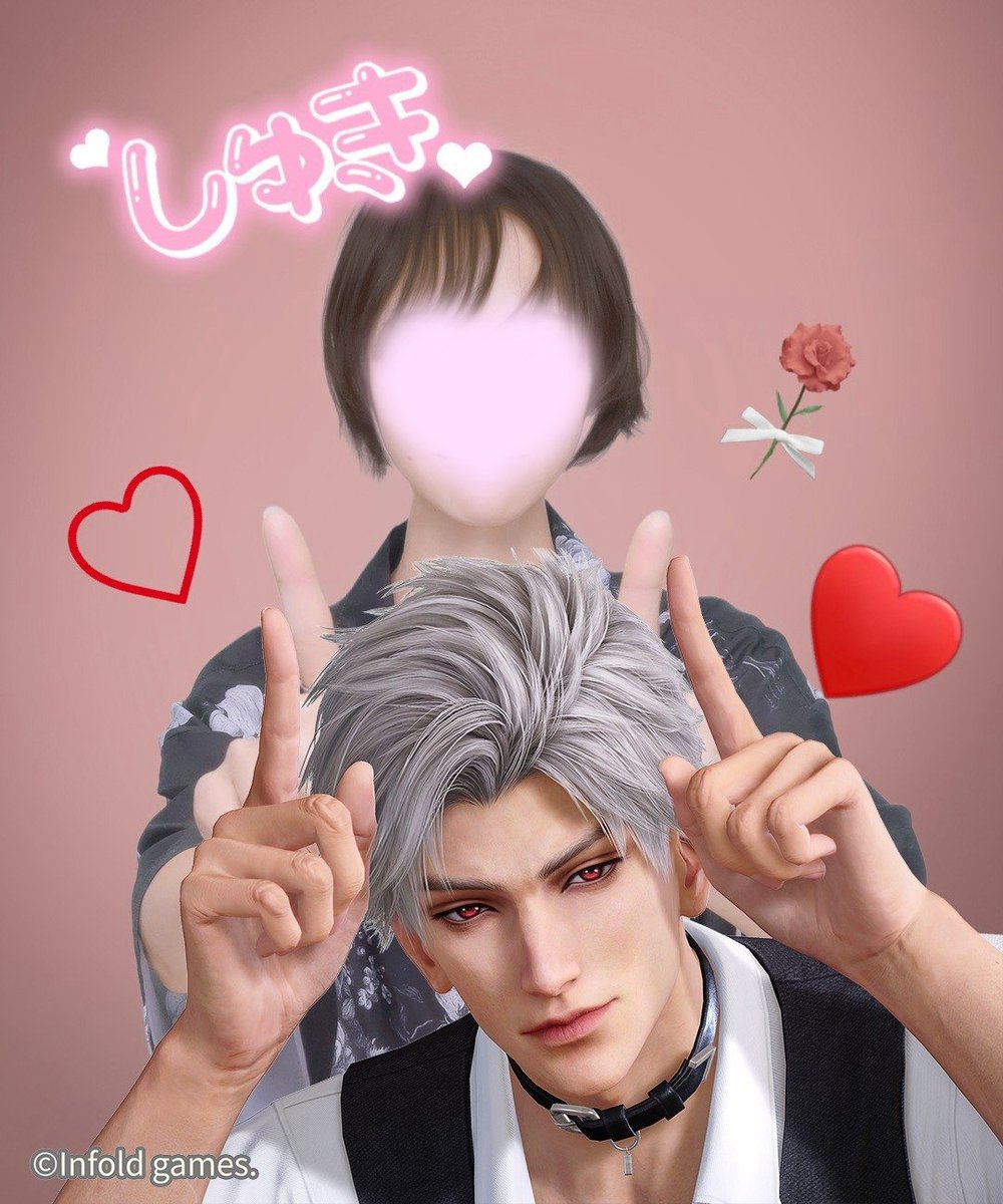 asari_cos's tweet photo. シンにバレないようにツノ生やしてあげたよ！後で怒られると思う‼️

※推しと撮れるの楽しいね🥰 https://t.co/n5zsCEfoh7