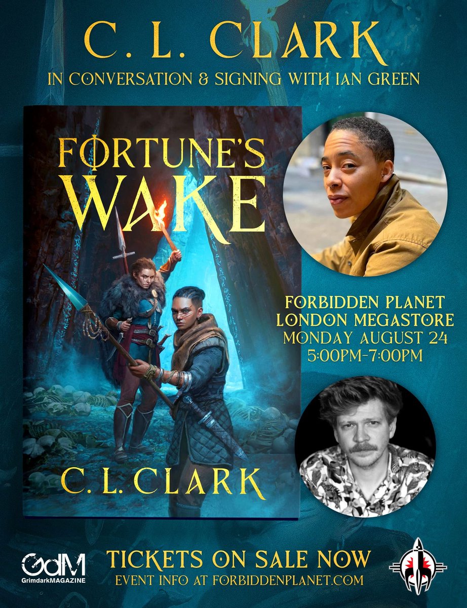 C_L_Clark's tweet photo. For all interested parties! Going on virtual tour plus a select couple of in person stops for my August novella, Fortune’s Wake,
aka Bad moms and Butch Mentors
aka CL Clark x The Witcher

More info at the link in bio! https://t.co/JVeTNpaXt5
