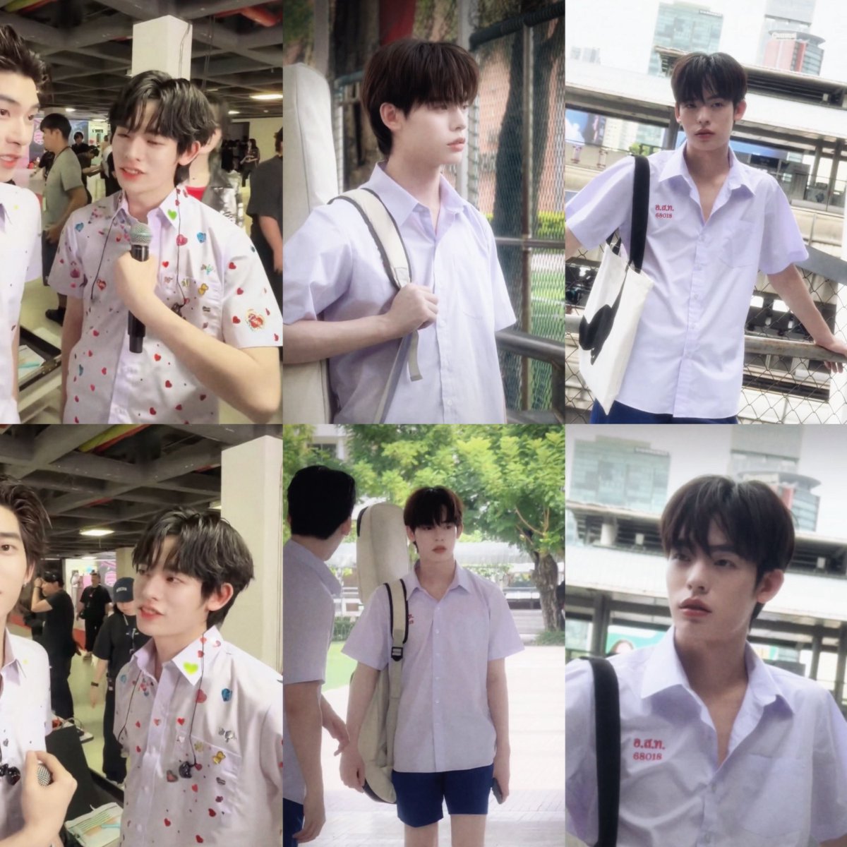 chryarr's tweet photo. เข้าใจเสตจ สักวันหนึ่ง ของเมื่อวานแล้ว ป๋อกับชุดนักเรียนอ่ะ - ⁄ ⁄ ⁄ -  พี่โชนของใครไม่รู้แต่ของตี๋แล้ว 1 ของชั้นแล้ว 2 หล่อจนไม่รู้จะบรรยายออกมายังไง หล่อเช้าวันยันค่ำ https://t.co/eufs3tjdWq