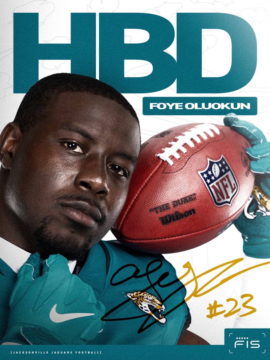 Jaguars's tweet photo. It’s Foye Day 🥳

Join us in wishing @foyelicious a happy birthday!

@FISGlobal | #DUUUVAL https://t.co/WsjI4uxZk3