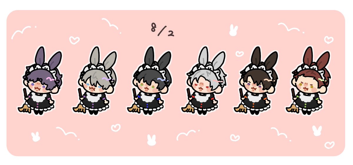 inuirtu_0_0's tweet photo. 全員、ハンターちゃんの専属メイド希望です🐰 https://t.co/CUFkilZaCa