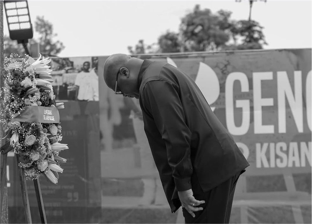 DidierBudimbu's tweet photo. En ce jour de commémoration du #Genocost, mes pensées vont aux victimes et à leurs familles. 
Honorer leur mémoire, c'est exiger la vérité et la justice. 
Nous restons engagés aux côtés du nos frères et sœurs pour la paix et la dignité. #PlusJamaisSeuls https://t.co/96IPFl0EOG