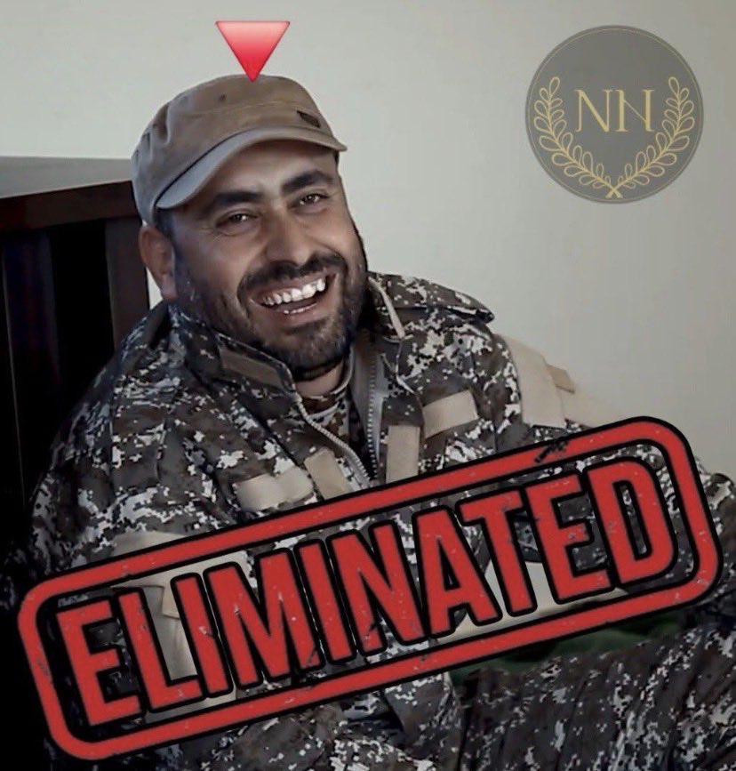 Aaron710David's tweet photo. ELIMINATED ❌️

The Hamas terrorist commander Ahmad Abu Muhammad was permanently neutralized by the Israeli Defense Forces in the Gaza Strip. https://t.co/muzWIdWLrD