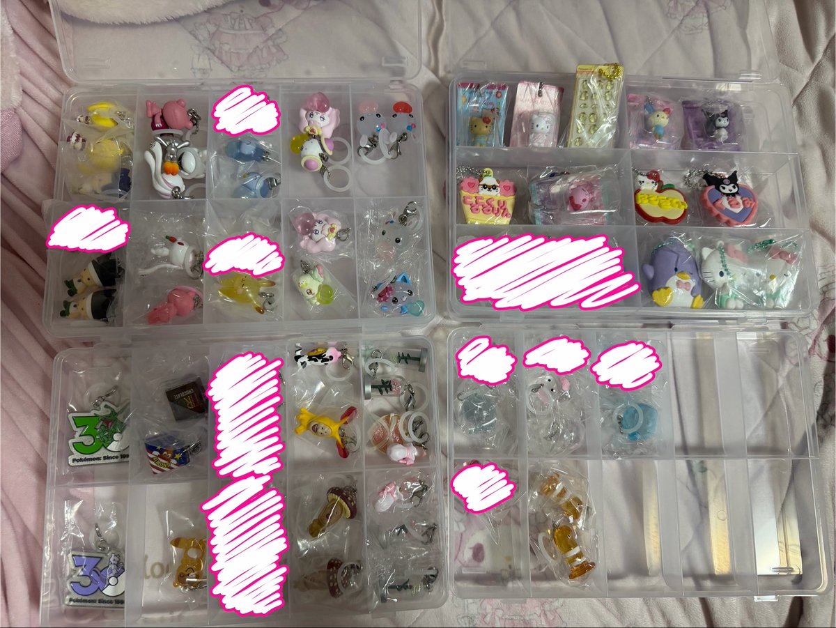 kukn_snro's tweet photo. ガチャガチャ たまごっち サンリオ めじるしアクセサリー 交換 買取

譲 画像のもの

求 画像 4 5枚目 定価＋送料

郵送のお取引を考えております

金平糖 キーリングハンガーはシュガバニとこの交換優先 https://t.co/Er3f0OccKn