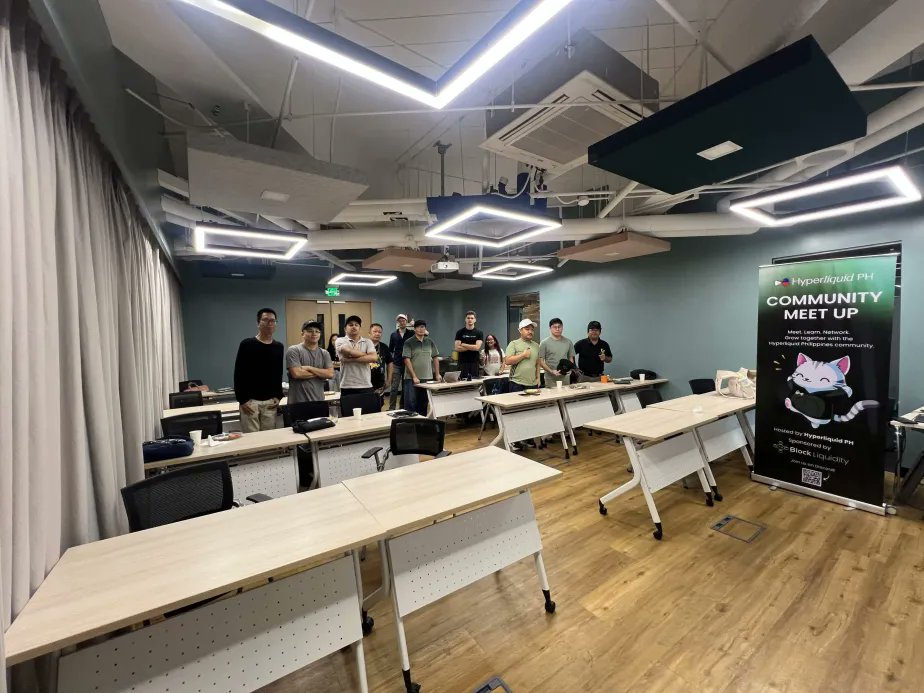 PH_Hyperliquid's tweet photo. That's a wrap! 🎉

Thank you to everyone who joined the Hyperliquid PH Community Meetup. We appreciate your support and look forward to seeing you at the next one! https://t.co/vDq2zx45iM