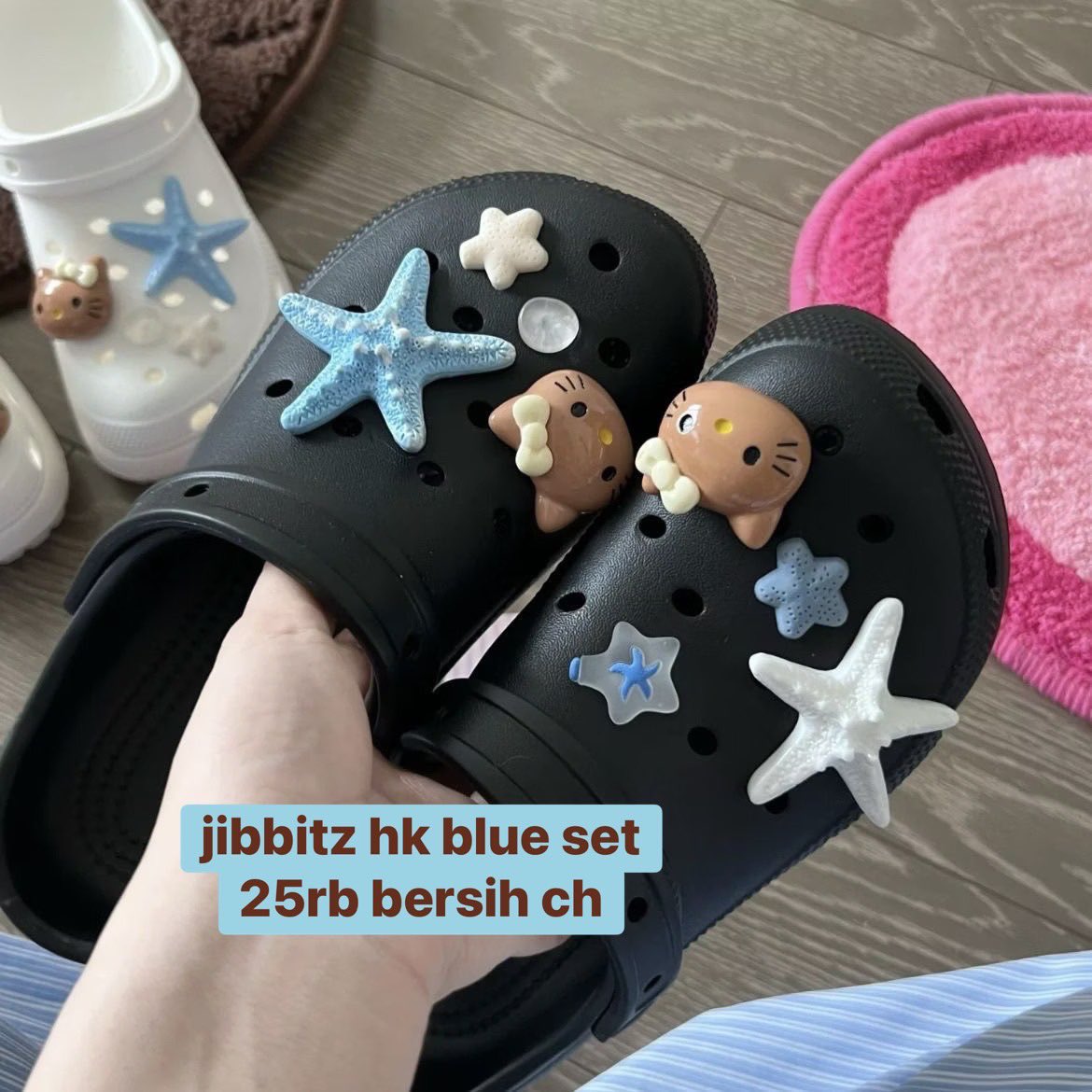 sharingoyi's tweet photo. [#oyipo] po ch cute jibbitz cr0cs

💰 25.000 ~ 40.000 (bersih ch)

☆ avail in many models
☆ jibbitz only! exc. sandalnya
☆ cek model lain nya di thread!

🗓️ close every thursday, 23.59
link go : https://t.co/m2QPLMeQde

🛫 est. sea cargo tax 10-15k (po 6-7 weeks)
❌ exc. adm shopee & packing

📍 dom surabaya

dm if you're interested <3