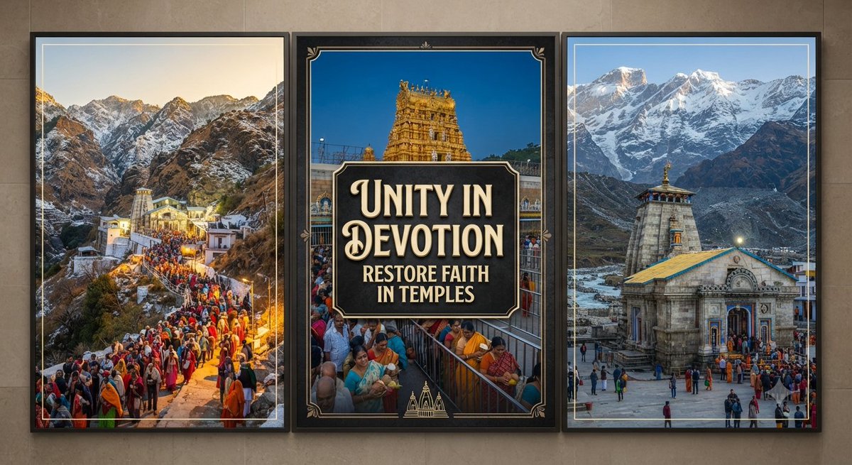 swordofsunny's tweet photo. Restore Faith In Temples - A Movement
#RestoreFaithInTemples
Contribute to this hashtag so that the word reaches to the supreme leaders of the country.
We cannot wait 4-5 hours in queue for mere 2 seconds darshan anymore and that too full of humiliation 
Make Temples Great Again🔱🙏🏻🚩🚩

https://t.co/bN7jzaIvxh