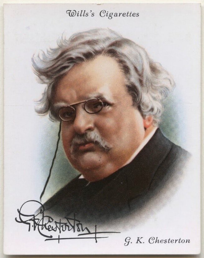DurhamWASP's tweet photo. “There is nothing in front but a flat wilderness of standardisation, either by Bolshevism or Big Business. But it is strange that some of us should have seen sanity… the rest go forward chained eternally to enlargement without liberty &amp; progress without hope.”

G.K. Chesterton https://t.co/NNhPQxSvQU