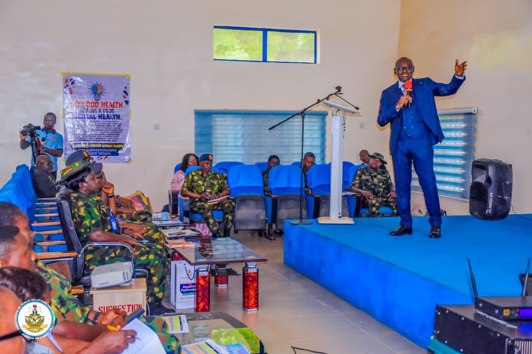 NigAirForce's tweet photo. NAF STRENGTHENS OPERATIONAL READINESS THROUGH MENTAL HEALTH AWARENESS https://t.co/2NJZUsltPe