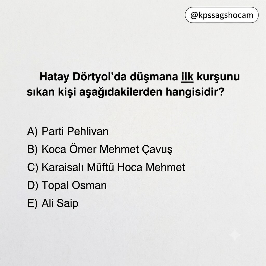 KPSS HOCAM tweet media