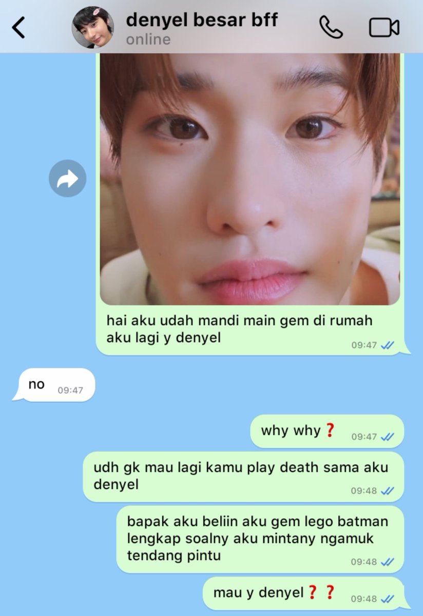 newkocare's tweet photo. denyel kalo udah gak nurut ke ayi artinya apa https://t.co/AAJYgV1NFh