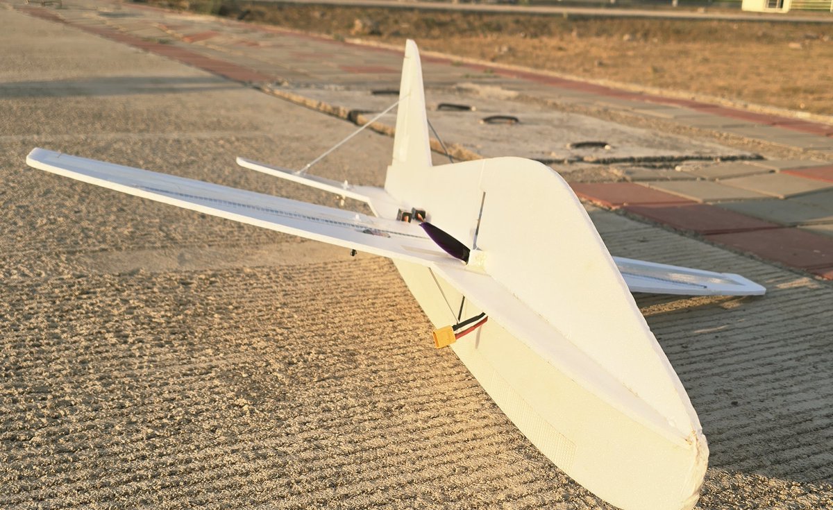 AeroQuestLLP's tweet photo. ✈️ R&amp;D in Progress at Aeroquest Aviation 🚀

Testing the first prototype of our new high-speed RC Jet.

Every flight gives us new insights into aerodynamics, stability, control, and performance.

🔧 Design → Test → Analyze → Improve → Repeat

#Aeroquest #RCJet #Aeromodelling https://t.co/3qT4kCsdMX