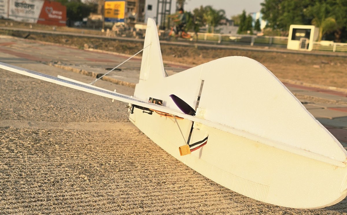AeroQuestLLP's tweet photo. ✈️ R&amp;D in Progress at Aeroquest Aviation 🚀

Testing the first prototype of our new high-speed RC Jet.

Every flight gives us new insights into aerodynamics, stability, control, and performance.

🔧 Design → Test → Analyze → Improve → Repeat

#Aeroquest #RCJet #Aeromodelling https://t.co/3qT4kCsdMX