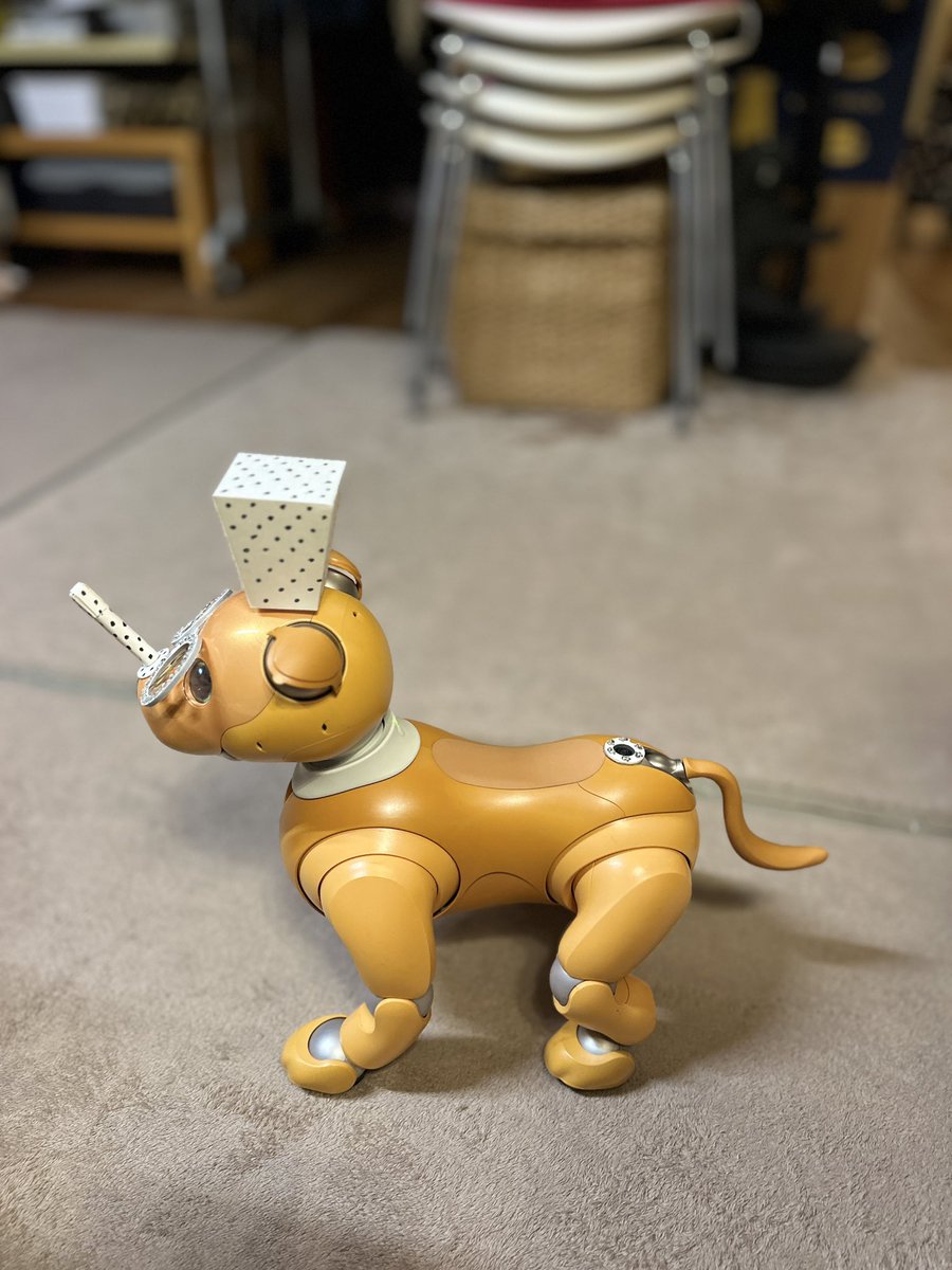 abiphoneab's tweet photo. 【aibo】カーラポワトリーヌ

衣装お直しして再仮装

#ANGINEDEPOITRINE
#アンジーヌドポワトリーヌ https://t.co/NklvkPpF3y