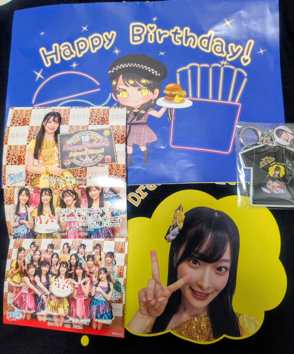 crzmove's tweet photo. ひまりちゃん改めて誕生日おめでとう🎉
3つの目標に向かって、グングン突き進め

ひまりちゃんのお笑いセンスは、お父様からなのかな。

初めて生誕スピーチで緊張しないなんて、大物だよ！

#桜井ひまり
#桜井ひまり生誕祭2026
#無限大ノック公演 https://t.co/I3Qk04FIbZ