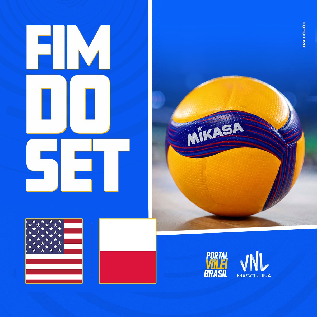 portal_volei's tweet photo. ✅ FIM DO SEGUNDO SET! #VoleiNoSporTV

🏐 (1) 🇺🇸 Estados Unidos 25x23 Polônia 🇵🇱 (1) https://t.co/HJACuGjOCC