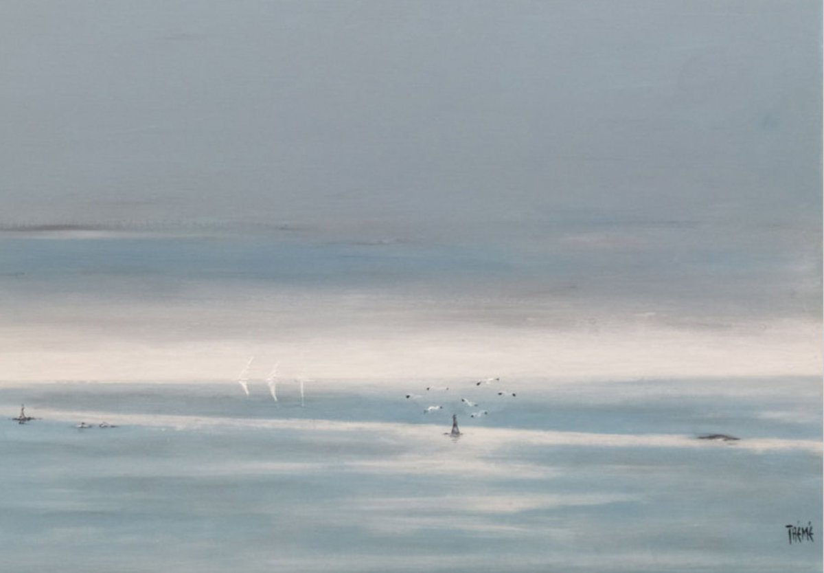 Marouss28776392's tweet photo. J’aime perdre mes yeux dans l’infini de mer,
Là où il fait silence, où tout semble figé.

C’est peut-être là-bas, où vit l’éternité
De mes quelques amours si belles d’éphémère,
Au noyé de l’oubli et dans ce ciel d’éther,
Dont tu as le regard, qu’il fait bon te rêver…

020826 https://t.co/miaoQHpKsv