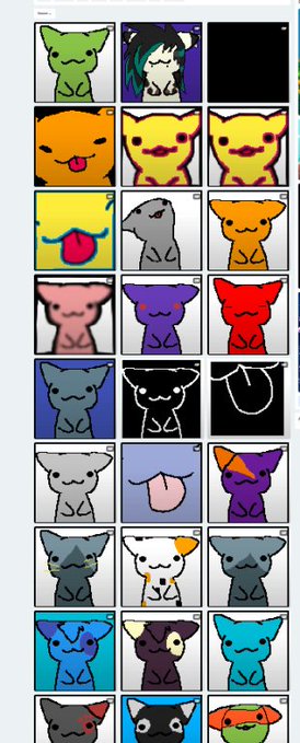 BigTrencher's tweet photo. Scrolling through Reddit and X i stumbled across the next big cult. All over pixilart there is thousands of people designing their own 'lickycat'.

Each post generating thousands of likes and views.  

https://t.co/eWShTLHb3M https://t.co/gz6LsmGtW1