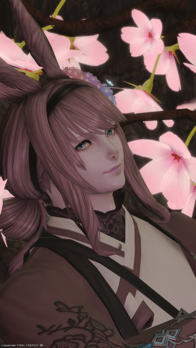 Mer_J_'s tweet photo. 幻想薬をね、割ってない同一人物なんですよこのSSの二人……
kiru or dyeのちからとグループポーズって　すげー！
(※レタッチ等を一切していない2枚です)
1枚目背景：イディルシャイア
2枚目背景：#花ノ通ひ路 https://t.co/QdmpDdSWD6