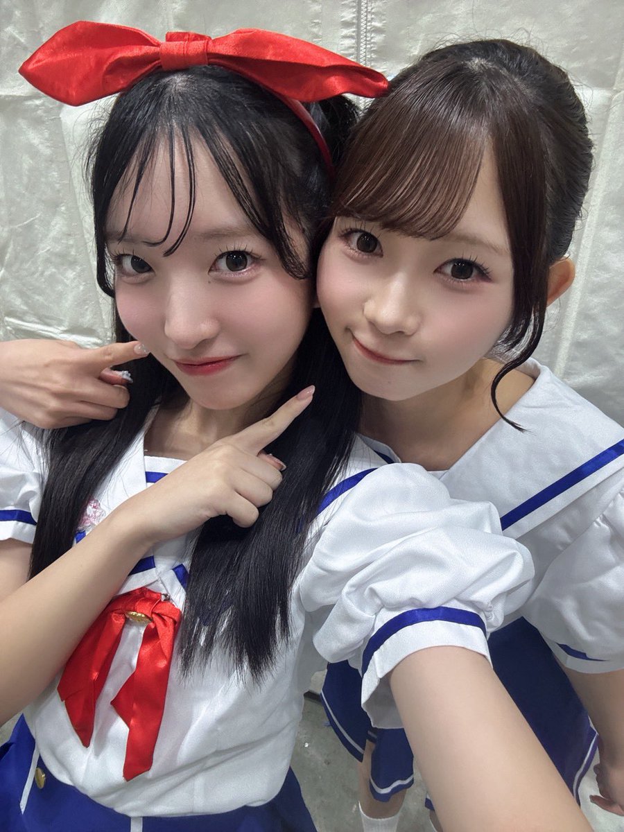 yuki_ota0327's tweet photo. #AKBが好きish 握手会2日目
今日はゆいちとお揃いの
アイカツの夏制服でした🤍

2日間沢山の方に足を運んで頂けて
優しすぎる皆さんのお陰であっという間でした😭
暑い中会いに来てくださり
本当にありがとうございました❕
沢山水分をとって身体を休ませてね…♡

この後は２３：００～柱night
よろしくおねがいします🫶🏻