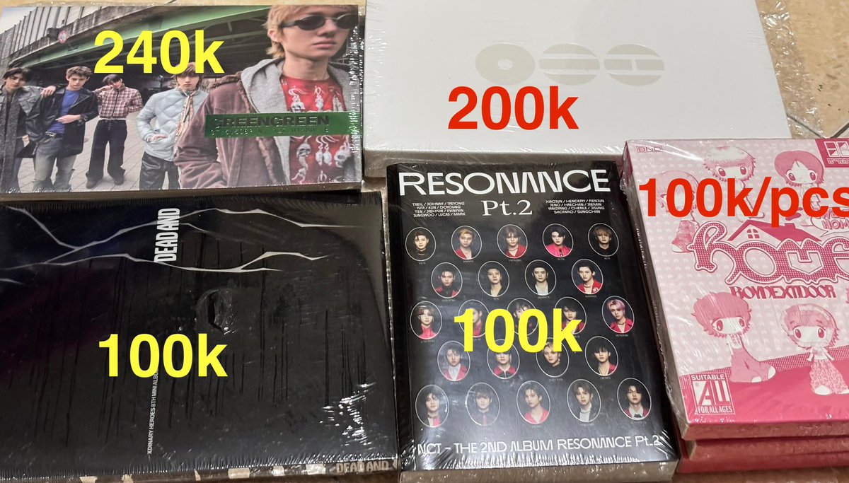 itsmehaero's tweet photo. wts want to sell album official
ready ina 
🍃zerobaseone
🍃Boynextdoor 
🍃tws
🍃nct mark
🍃xdinaryheroes 
🍃lngshot 
🍃bts
🍃cortis 

✅include all 
✅bisa keep event 
❗️only split pay❗️
✅cek condi by dm
dom bekasi https://t.co/EfSKYHGxEy