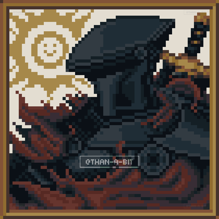 turn3ase's tweet photo. Knight wishes you a smile.🌞

Thank you for all the likes and shares!
Made in Aseprite – 64x64 pixels

#pixelart #aseprite #digitalart https://t.co/UUI2zyD0Lc