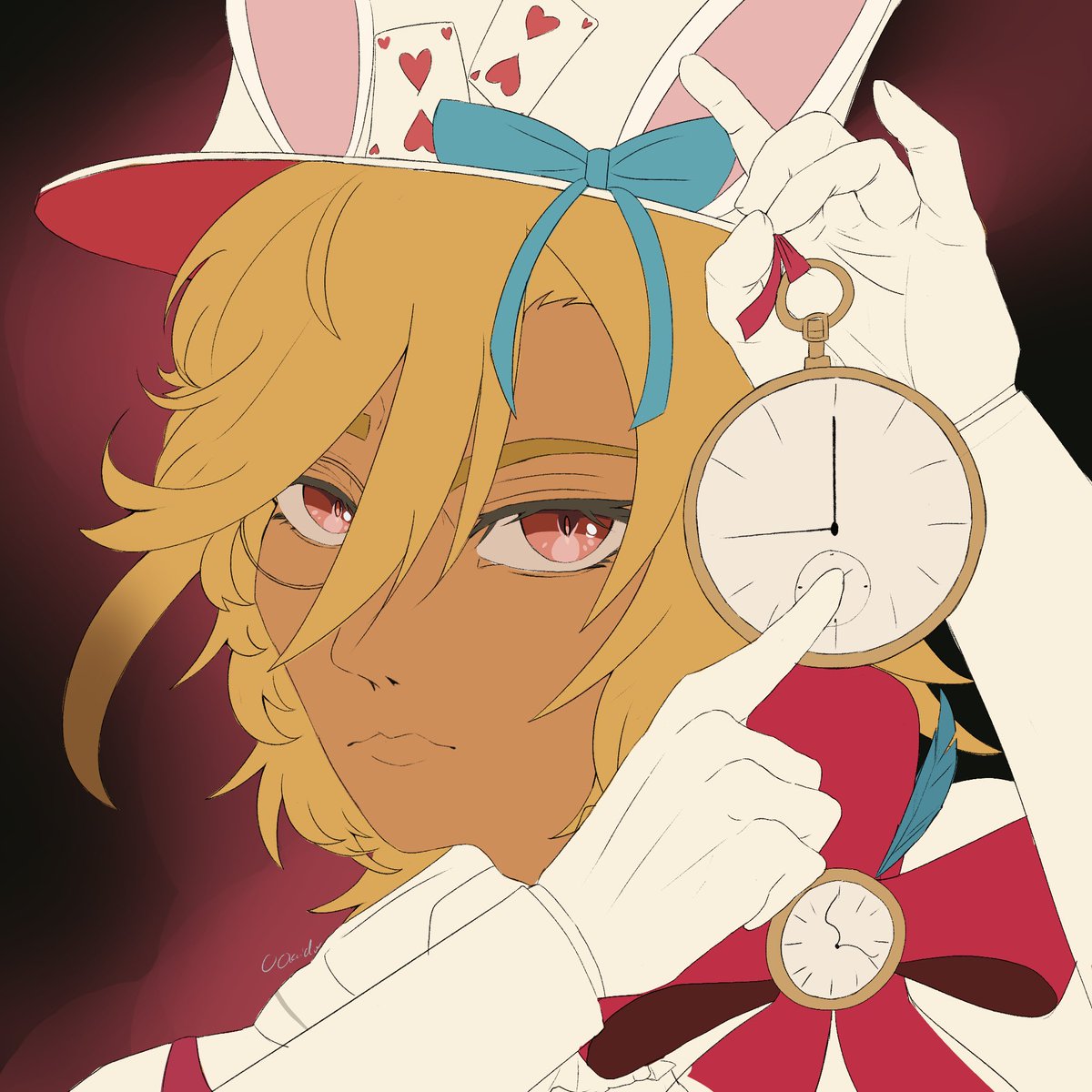 Okamidii's tweet photo. Bunny Day Kaveh https://t.co/rM0241pPZs