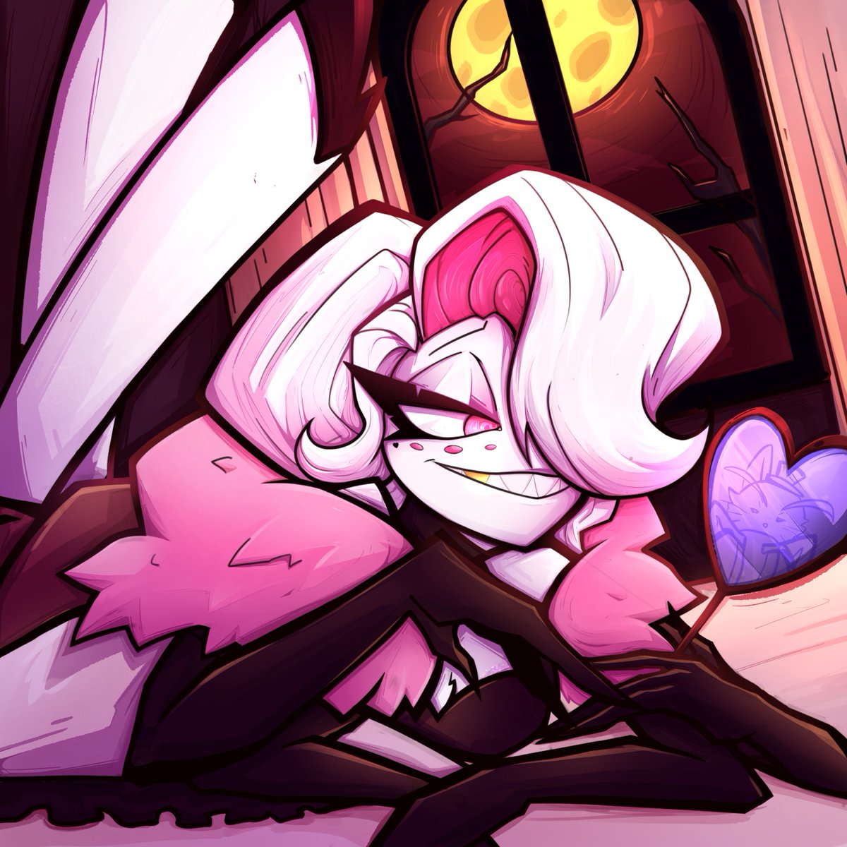 emm_cherry's tweet photo. Angeldust <3 https://t.co/2lbPPQKDIg