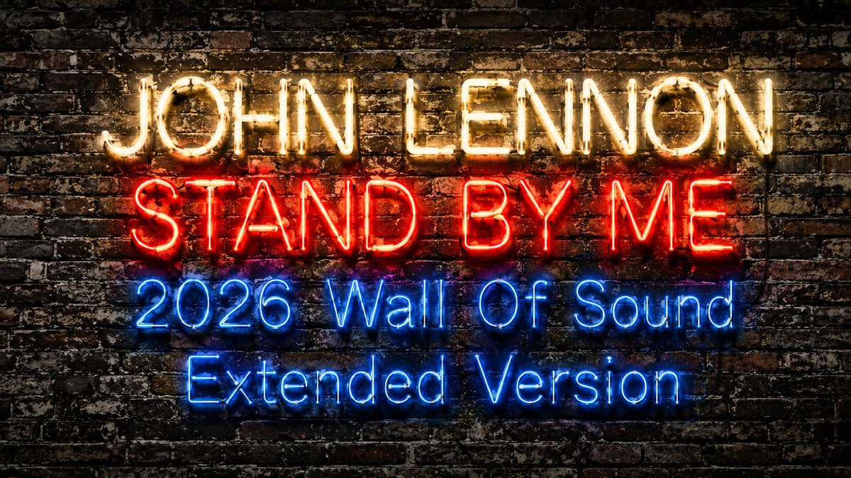 beatles_noreply's tweet photo. John Lennon / Stand by me
  (2026 Wall Of Sound Extended Version)  

We have created a new “Wall of Sound Extended Version” of John Lennon's classic rock song “Stand by Me” for 2026.  

https://t.co/w1OAiFj2LW https://t.co/B4SJ6qxeLF