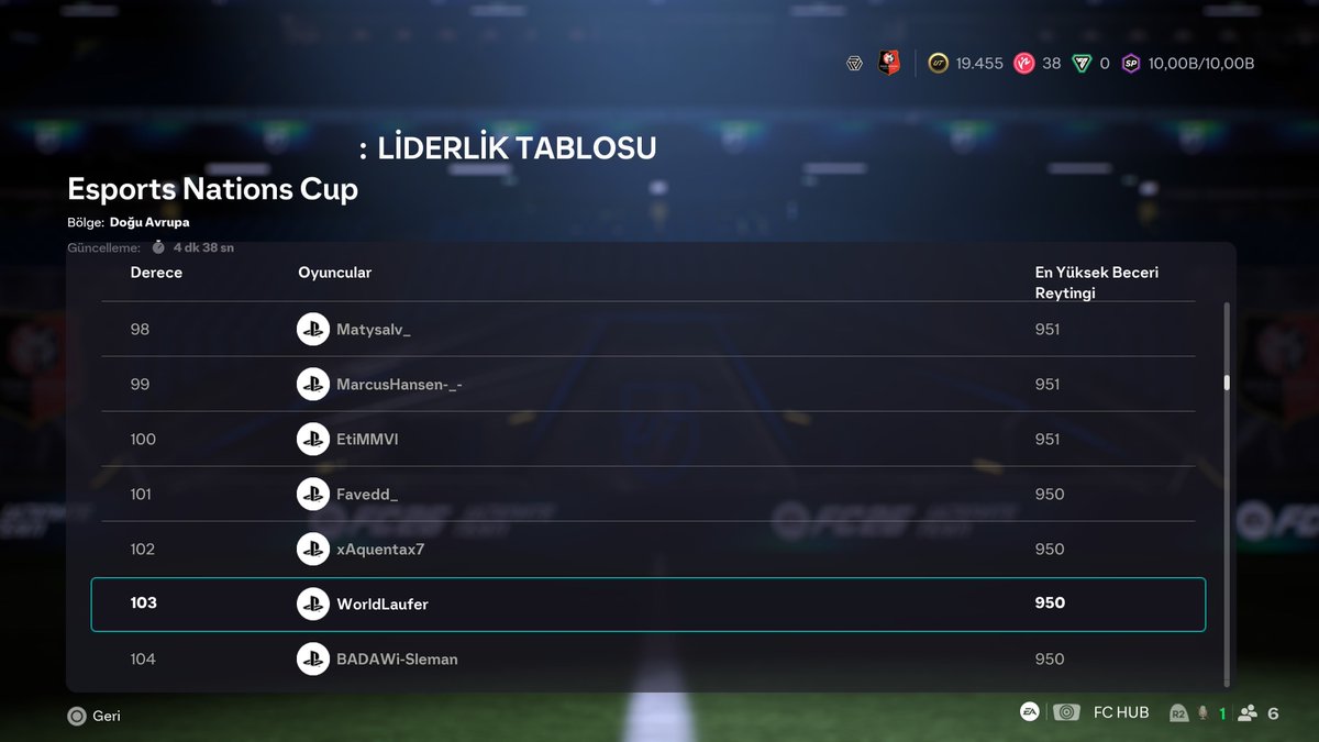 WorldLaufer's tweet photo. I learned I wasn't good enough at this ladder; the system was really bad. I tried to win the game by passing with a 3-second delay,But excuses are unacceptable at this level, so I'll strive for better at FC 27. https://t.co/YbTstFTDDs