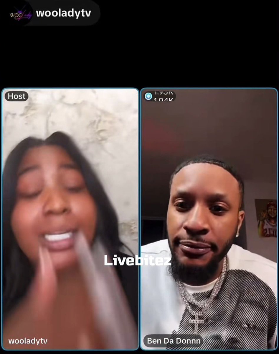 UrfavBoyq's tweet photo. Moment a Lady removed Ben Da Don from her live stream after he attempted to embarrass her by walking out onto his balcony to show off his living situation compared to hers. https://t.co/aMGVvJTmwK