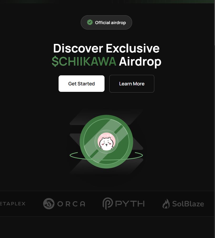 _BowB4M3's tweet photo. 🔥 Fresh ideas deserve attention. 

 Looks at you accelerates the $CHIIKAWA token with a fresh memecoin coin airdrop. 

 ➡️ https://t.co/cFBdMEMD4T 

 #SOLANA $SOL $Max https://t.co/y96mX3lEKx