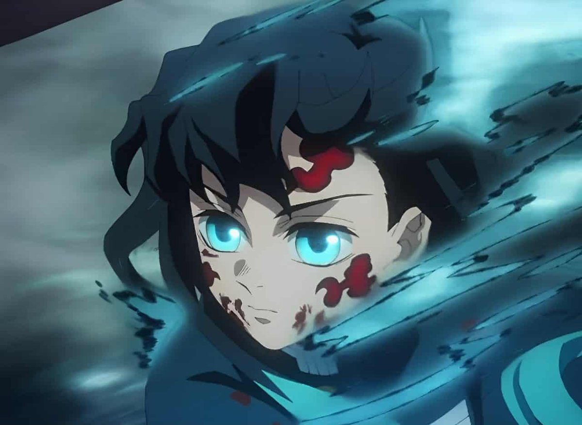 Muichirohourly's tweet photo. I’ll never get tired of saying that Muichiro is on the same level as Gyomei and Sanemi. https://t.co/h44WKIgKHi