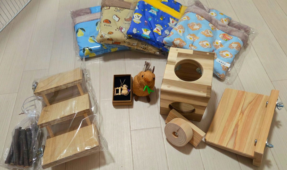 miso_kosame's tweet photo. 遅くなりましたが、ローデンツの戦利品！！今回はこさめのゲージ用アイテムメイン。
時間がなくてそんなに長居出来なかったけど、そこまで混雑してなかったので見やすくて良かった！

そのチモシーは本物じゃないから噛まないで〜！ https://t.co/NQX94RDOrA