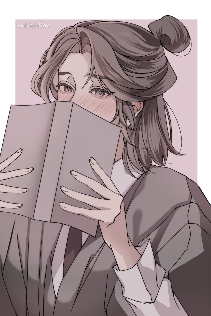 whitecladferret's tweet photo. Xie Lian kinda likes his new teacher 🫢 https://t.co/SXnlaMiaZO