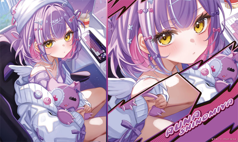 C108/夏コミ/オンライン頒布/新作第6弾』 「紫宮るな」のスリーブと