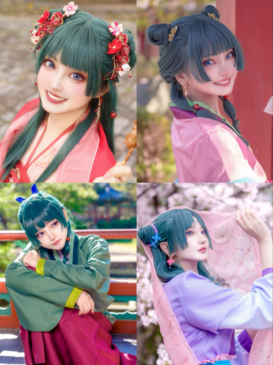 nonchancos218's tweet photo. どの衣装が好き？🐱🌿

#Cosplay #薬屋のひとりごと https://t.co/ZvYDi3jWNu