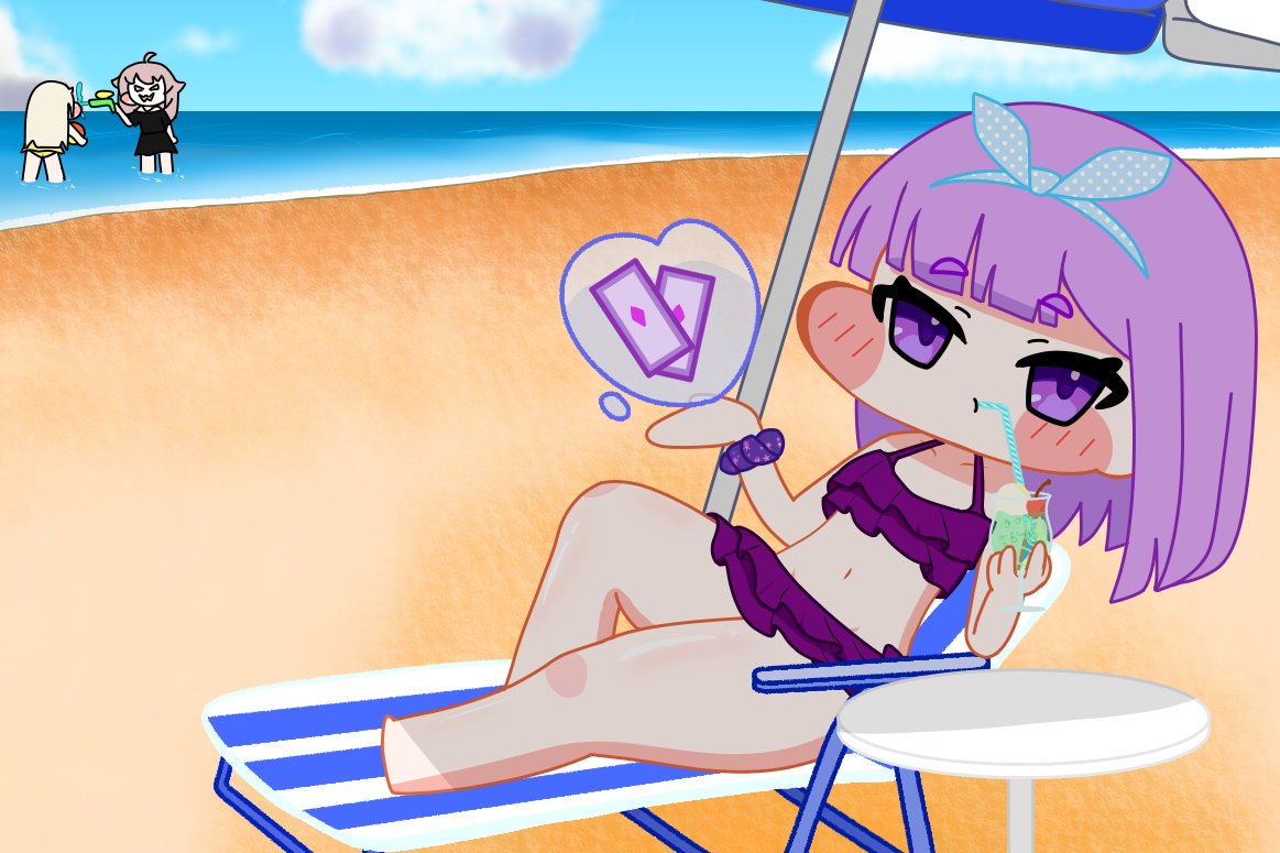 amarimonoz's tweet photo. アリス（水着）その１
#トリッカル https://t.co/6XKJU86QQW