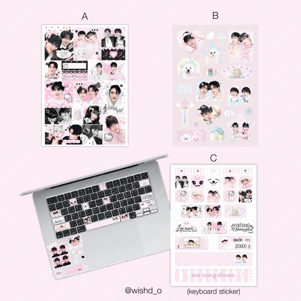 wishd_o's tweet photo. pls rt <3
มีใครอยากเล่นด้วยมั้ยยย สติกเกอร์pvc a6 แผ่นละ25฿ (ลอกไม่เป็นคราบน้า)ใครอยากตี้ๆเดมได้เลย #ตลาดนัดnct #ตลาดนัดnctdream https://t.co/PfE69w0tRT