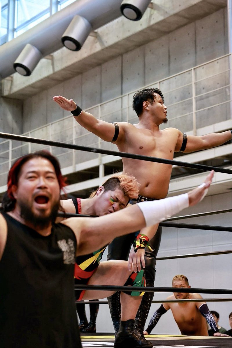 dg_9f's tweet photo. 2026.8.2

本日不在だったいしんさんの1234セーフをやっていた！

#加藤良輝
#DRAGONGATE https://t.co/n1dVUoZBce
