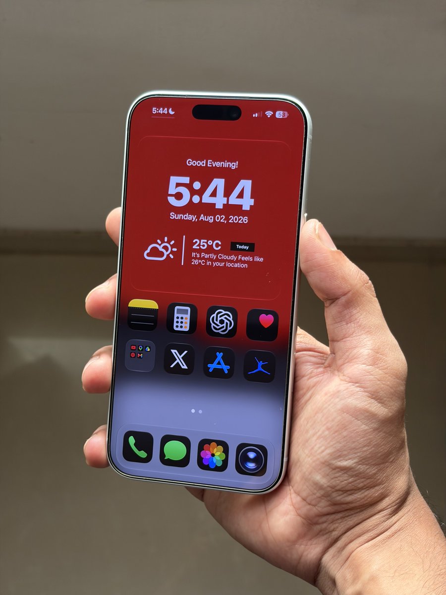 ShishirShelke1's tweet photo. New iPhone setup 😮‍💨 https://t.co/Yi8geBy0OR