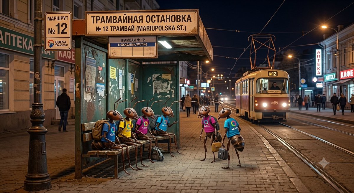 VMaliuta1's tweet photo. Они уже ждут трамвай.
Ant Colony близко.
Кто понял — тот понял.#Qubic #AntColony #QubicNetwork #QUB #QubicMining #QubicPool #QubicCommunity #WelcomeToQubic #QubicEpoch #SolutionsFound #SwarmMining #SmartMining #MiningPool #Hashrate #GigaHash #HashPower #MiningRig #AVX512 #AVX2 #MiningArchitecture #AIInMining #SmartSwarm #MiningAnthill #AnthillMining #NewEraOfMining #PoolsAreDead #Crypto #Cryptocurrency #Blockchain #Web3 #Altcoin #CryptoMining #CryptoCommunity #DeFi #LiquiditySiphon #CryptoSwarm #CryptoAnthill #MiningEvolution #UsefulPoW